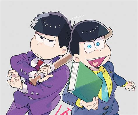 Anime Osomatsu San Ichimatsu Matsuno Karamatsu Matsuno Hd Wallpaper