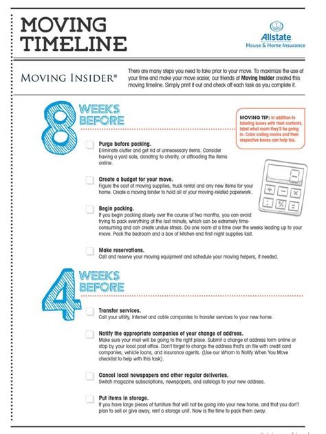 35 Free Moving Checklist Templates