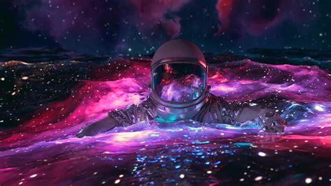 Floating In Space 4K Version Live Wallpaper | 3840x2160