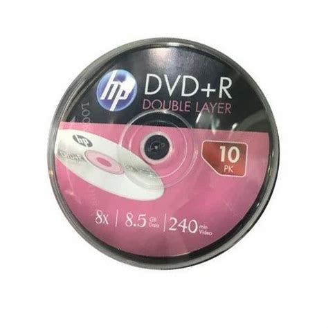 HP Double Layer DVD Disk, Memory Size: 8.5 GB (Storage Data) at ₹ 60 ...