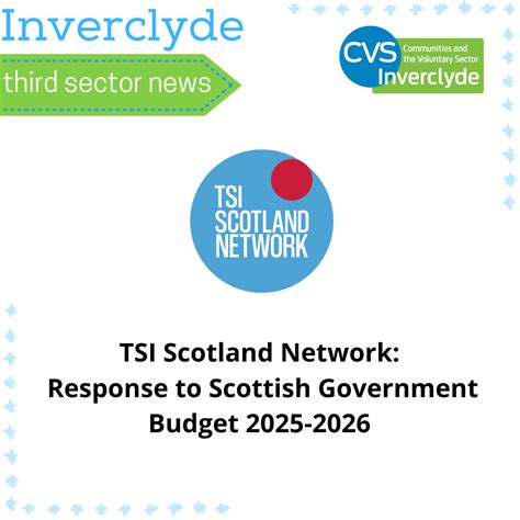 Tsi Scotland Network Response To Scottish Government Budget