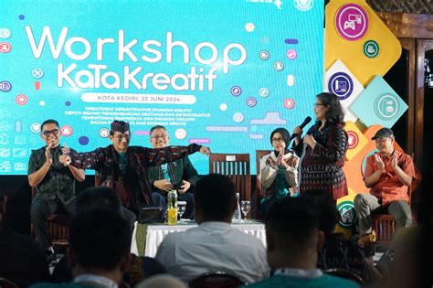 Workshop Kata Kreatif Hadir Di Kota Kediri Pj Wali Kota Dan Pelaku