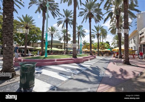 Lincoln Road Straßenszene South Beach Miami Beach Florida Usa