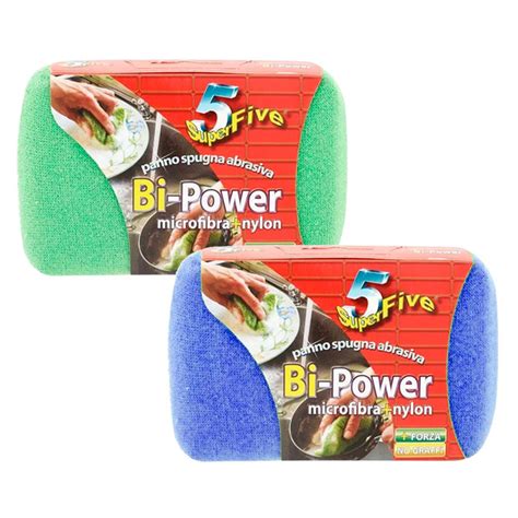 SUPERFIVE BI POWER Pannospugna Abrasiva In Microfibra E Nylon 12