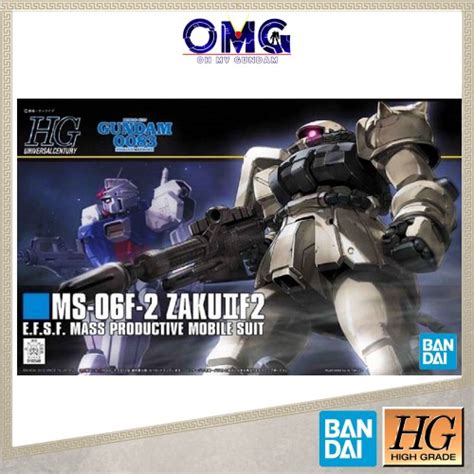 Bandai Hguc Ms F Zaku Ii F Earth Federation Type Hg Ms F