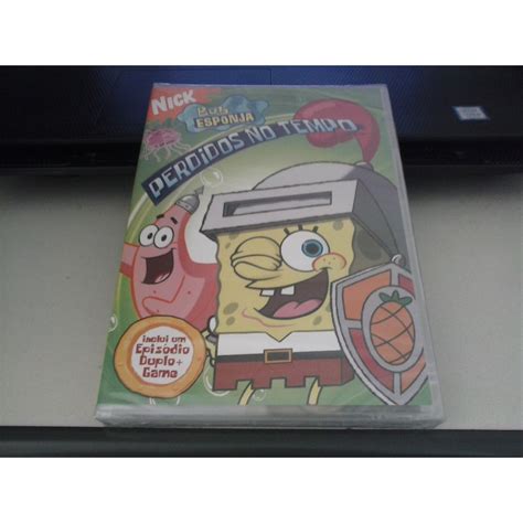 Dvd Bob Esponja Perdidos No Tempo Lacrado Shopee Brasil