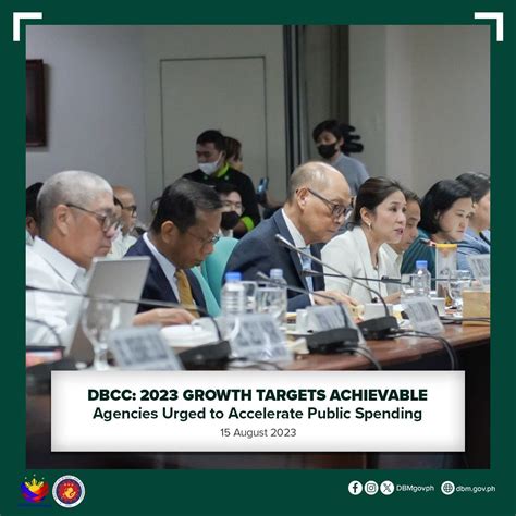 Dbcc Growth Targets Achievable Agencies Urged To Accelerate