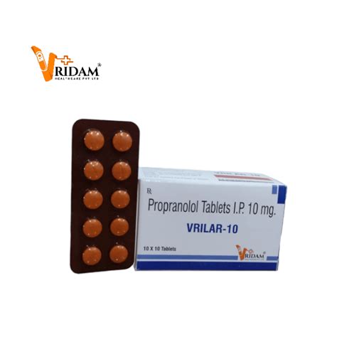 Propranolol 10 Mg Tablets At Rs 34 8 Box Nashik ID 2851081588830