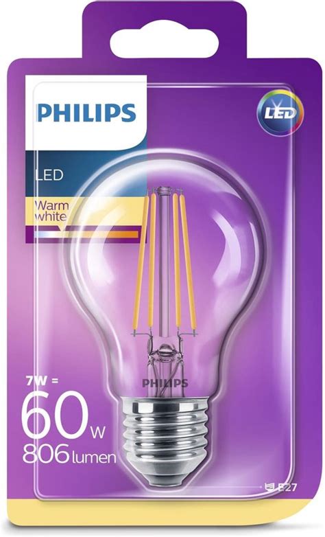 Philips Led Classic 60w A60 E27 Ww Cl Nd Srt4 Verlichting