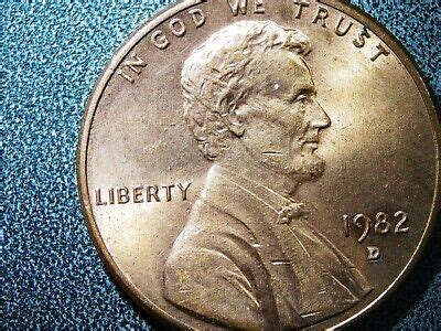 1982 D Small Date Penny 2 5 Grams EBay