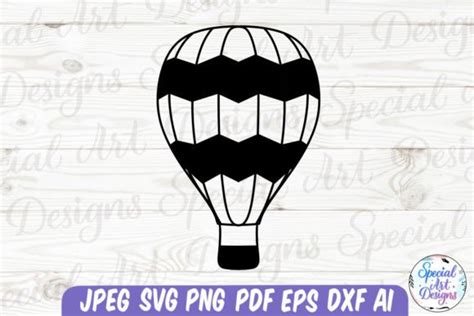 Hot Air Balloon Svg Hot Air Svg Graphic By Specialartdigitaldesigns