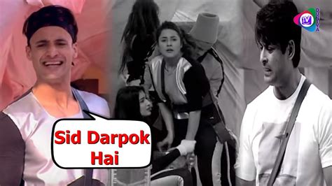 Bigg Boss 13 Review Asim Again Poke Siddharth Calls Him Darpok