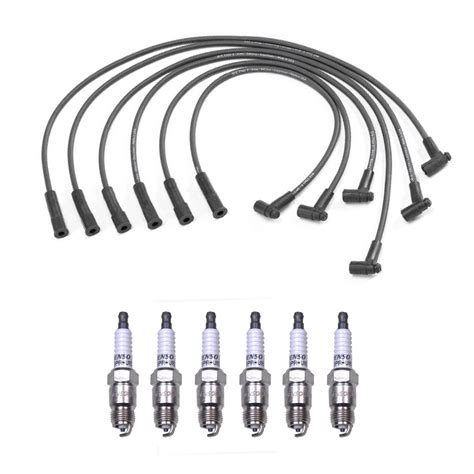 Denso Wire Set 8mm And 6 U Groove Design Spark Plugs 0 060 Kit For Gm 3 8l 4 1l V6 Ebay