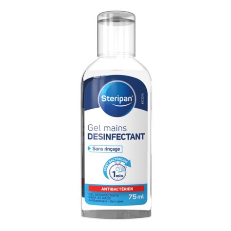 GEL ANTIBACTÉRIEN POUR LES MAINS STERIPAN