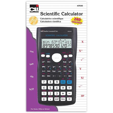 scientific calculator  charles leonard
