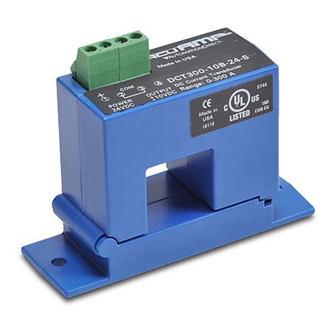 DC Current Transducer Split Core Bi Directional 0 300A Sensing Range