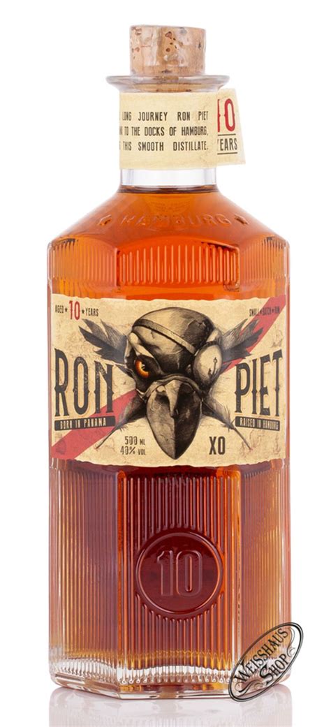 Ron Piet XO 10 YO Rum 40 Vol 0 50l Weisshaus Shop