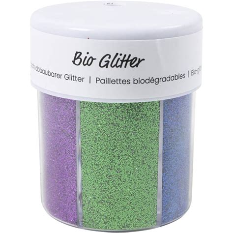 Bio Glimmer Ass Farver 6x28 Ml 1 Ds