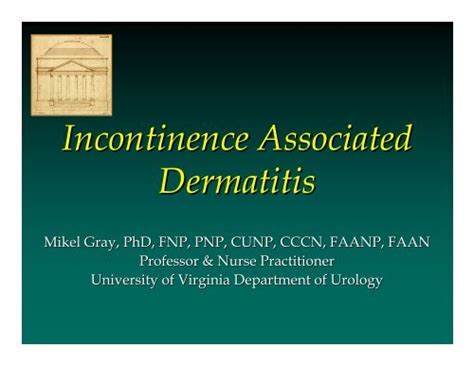 Incontinence Associated Dermatitis