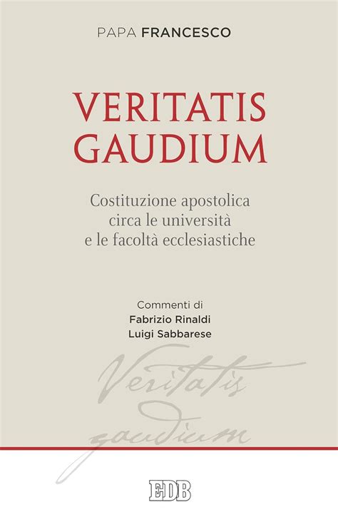 Amazon VERITATIS GAUDIUM 9788810113738 Books