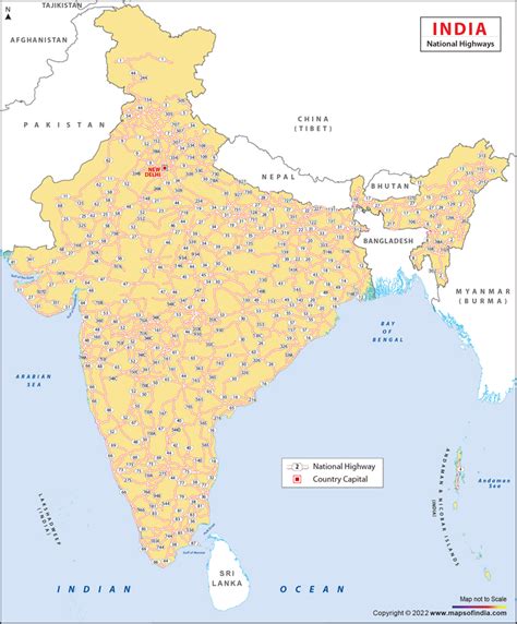 National Highway Map Of India – Get Map Update