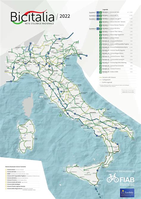 La Rete Ciclabile Nazionale Bicitalia