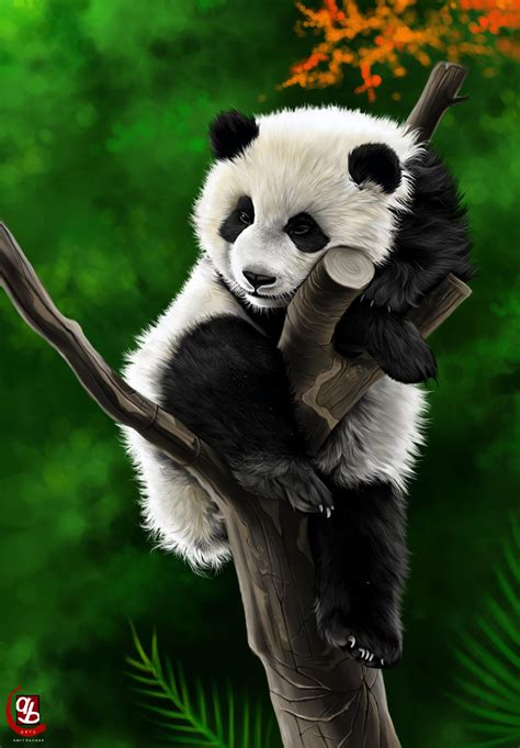 25 Outstanding panda wall art painting You Can Use It Without A Penny ...