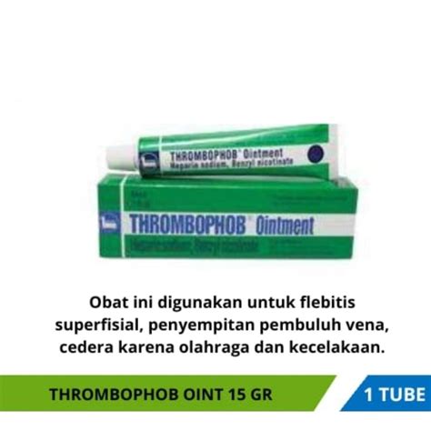 Jual Thrombophob Ointsalep Hijau 15 Gr Bengkak Lebam Varises Shopee