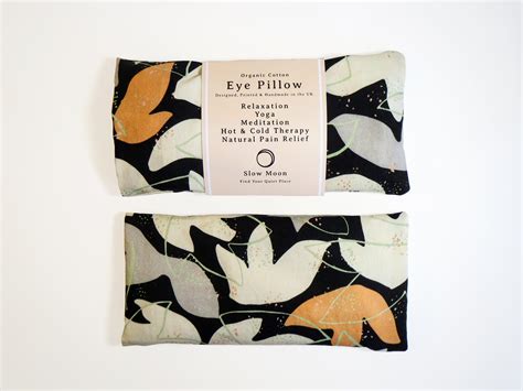 Eye Pillow For Yoga Mediation Relaxation Organic Cotton Heated Cooled