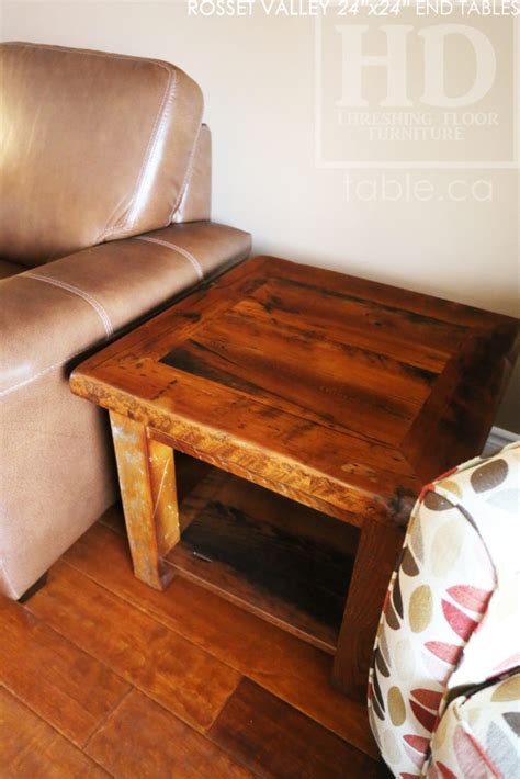 Reclaimed Wood End Tables for Georgetown Home | Blog