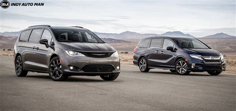 Chrysler Pacifica Vs Honda Odyssey Minivans Comparison Indy Auto Man