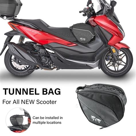 For All New Scooter Waterproof Tunnel Bag Motorcycle Rear Seat Bag 15L