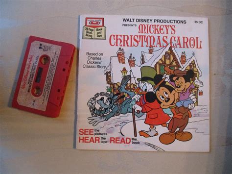 Walt Disney Mickey S Christmas Carol 24 Page Read Along Book And Cassette Tape 4588976721