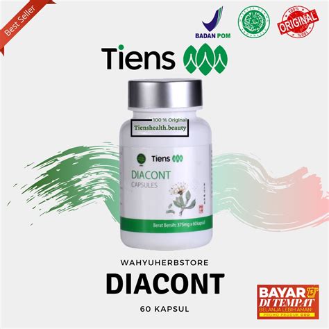 Jual Tiens Tianshi Diacont Capsules Original Isi Kapsul Obat