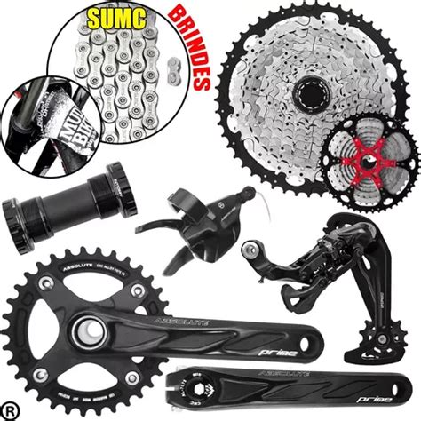 Kit Grupo Completo Absolute 12v Bike 1x12v Brindes