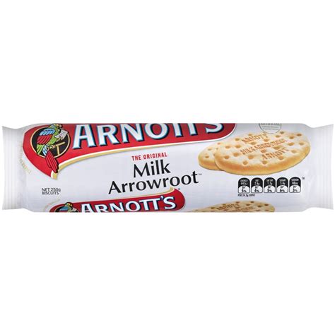 Arnotts Milk Arrowroot Biscuits 250gm Qizzle