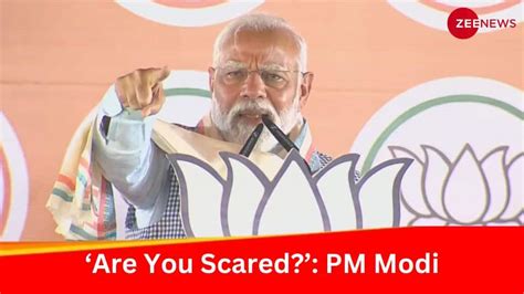 Lok Sabha Polls From Bihar Pm Modi Says Opposition Afraid Of Modis