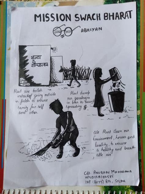 Swachh Bharat Abhiyan Poster India Ncc