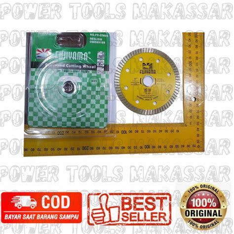 Jual Diamond Wheel Toho Mata Potong Keramik FUJIYAMA Turbo 4 Inch