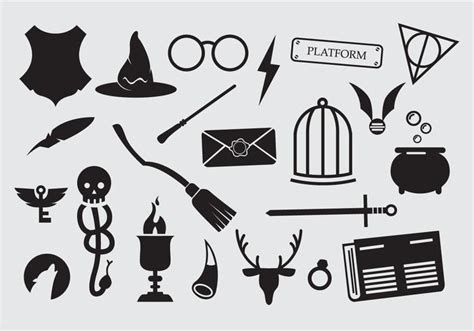 Harry Potter Vector Icons - Download Free Vector Art, Stock Graphics ...