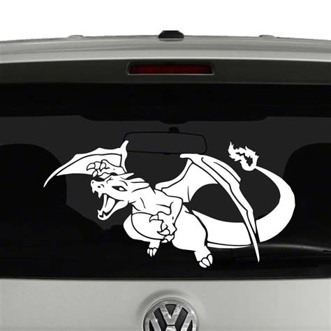 Charizard Pokemon Inspired Vinyl Decal Sticker