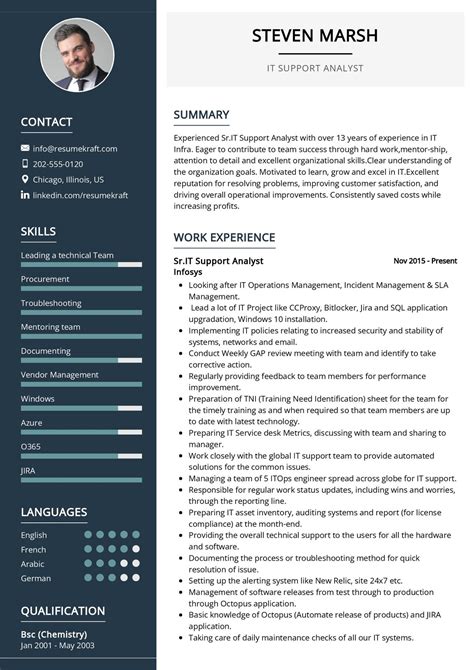 IT Support Analyst Resume Sample In 2025 ResumeKraft