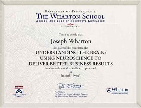 Neuroscience In Business Online Course At Wharton