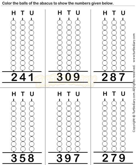 Abacus Math Worksheets For Preschool