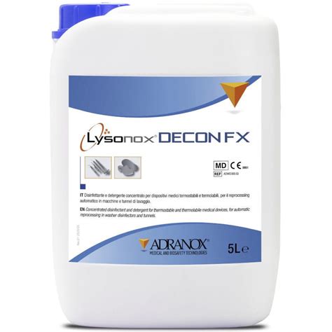 Disinfectant Cleaner Lysonox Decon Fx Adranox Liquid Ml