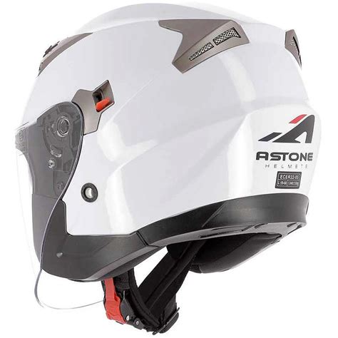 Casque Dj9 Monocolor Astone Blanc Maxxess Fr Casque Jet