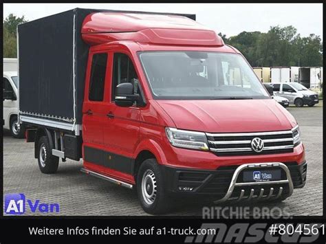 Volkswagen Crafter 4x4 Doka Maxi Pritsche Plane AHK