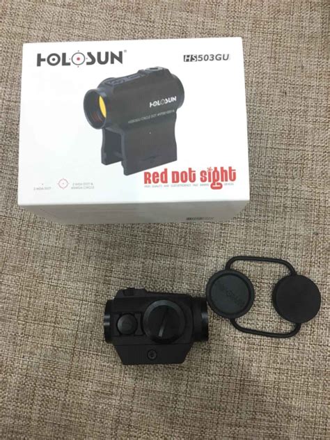Обзор HOLOSUN HS503GU. Компактный коллиматорный прицел с прочным корпусом