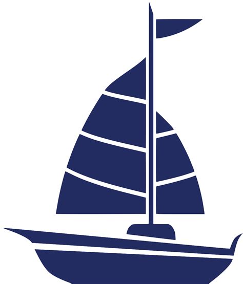 Svg Bateau Simple Voilier Voile Image Et Ic Ne Svg Gratuite Svg Silh