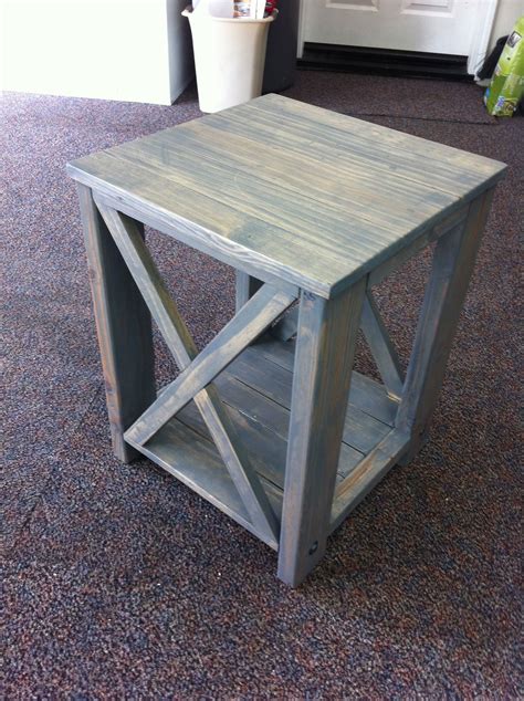 X End Table Do It Yourself Home Projects From Ana White End Tables